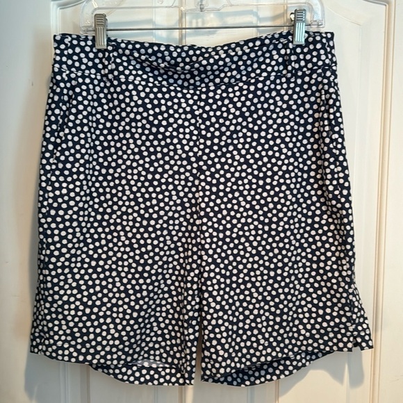 Spanx blue shorts with white circles - Picture 1 of 8